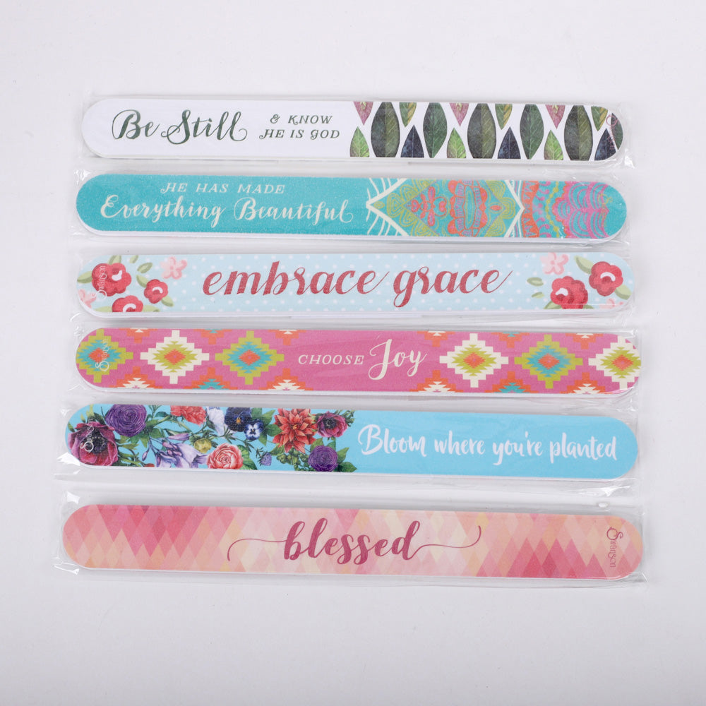 NAIL FILE MODERN ASSORTMENT DISPLAY PK50