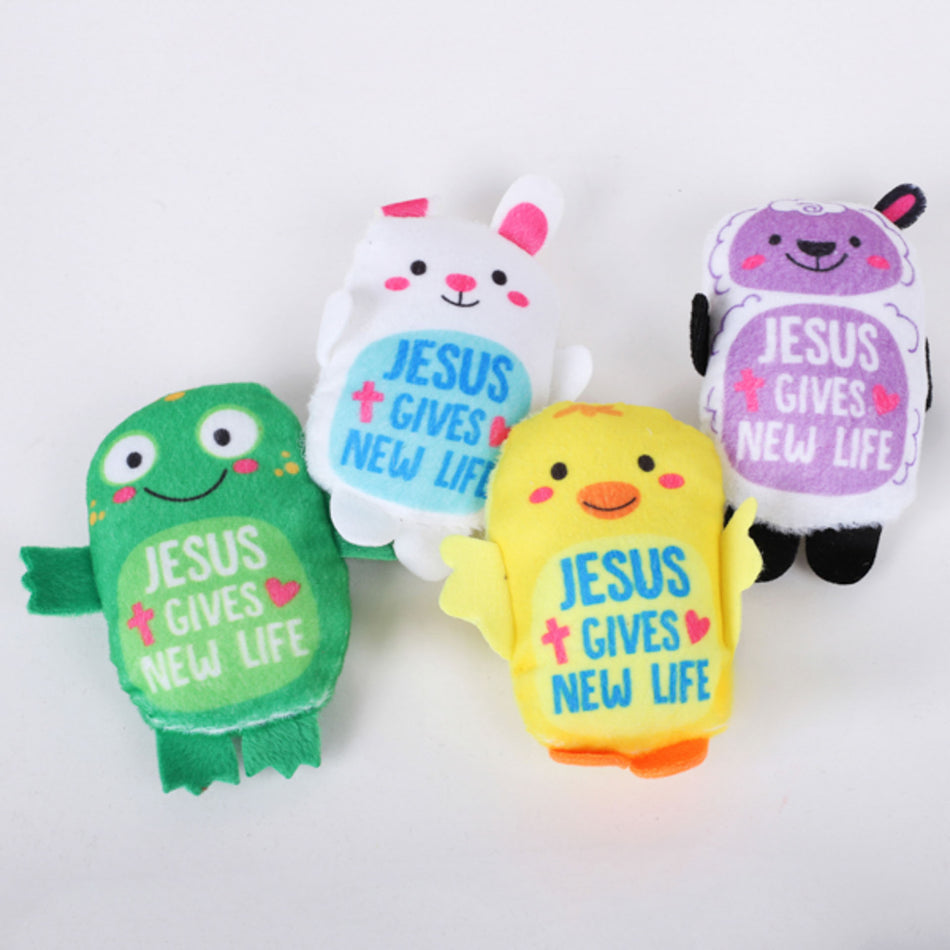 Plush New Life Animals Pk24