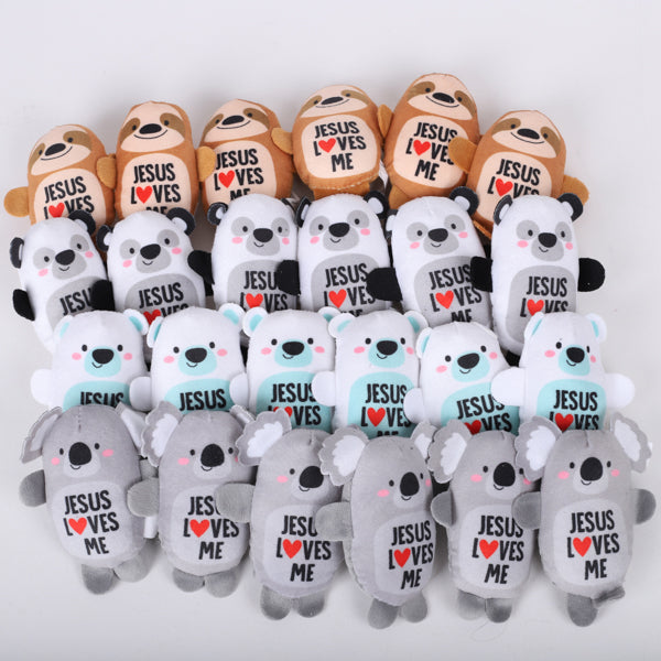 Plush Jesus Loves Me 24 Pk