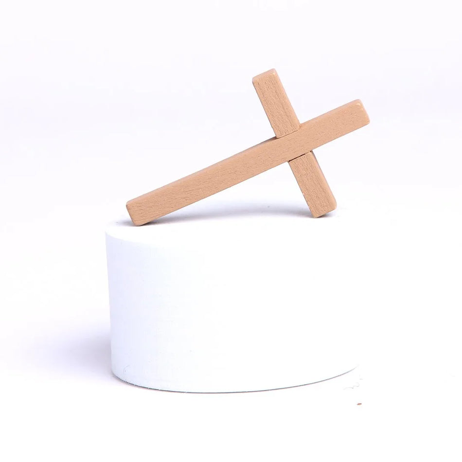Pocket Wooden Cross Pk144