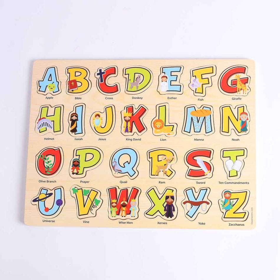 PUZZLE WOOD BIBLE ABC'S