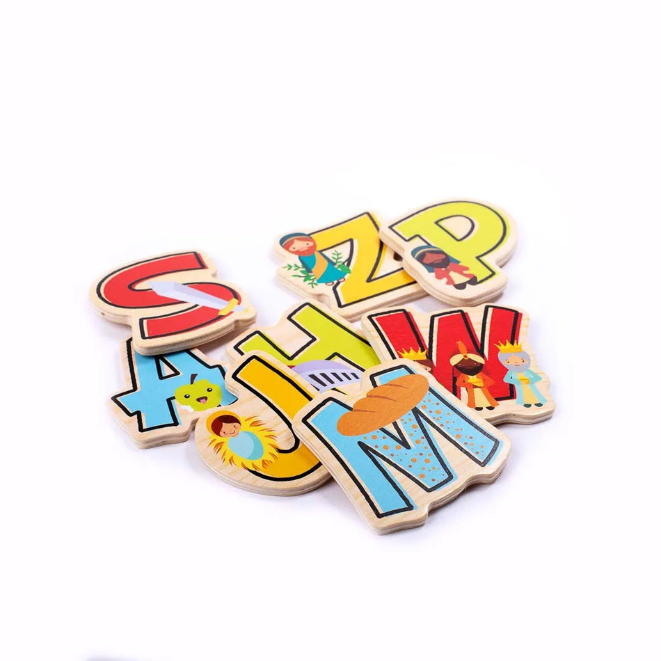 PUZZLE WOOD BIBLE ABC'S