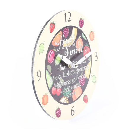 WALL CLOCK FRUIT OF THE SPIRIT 8 INCH