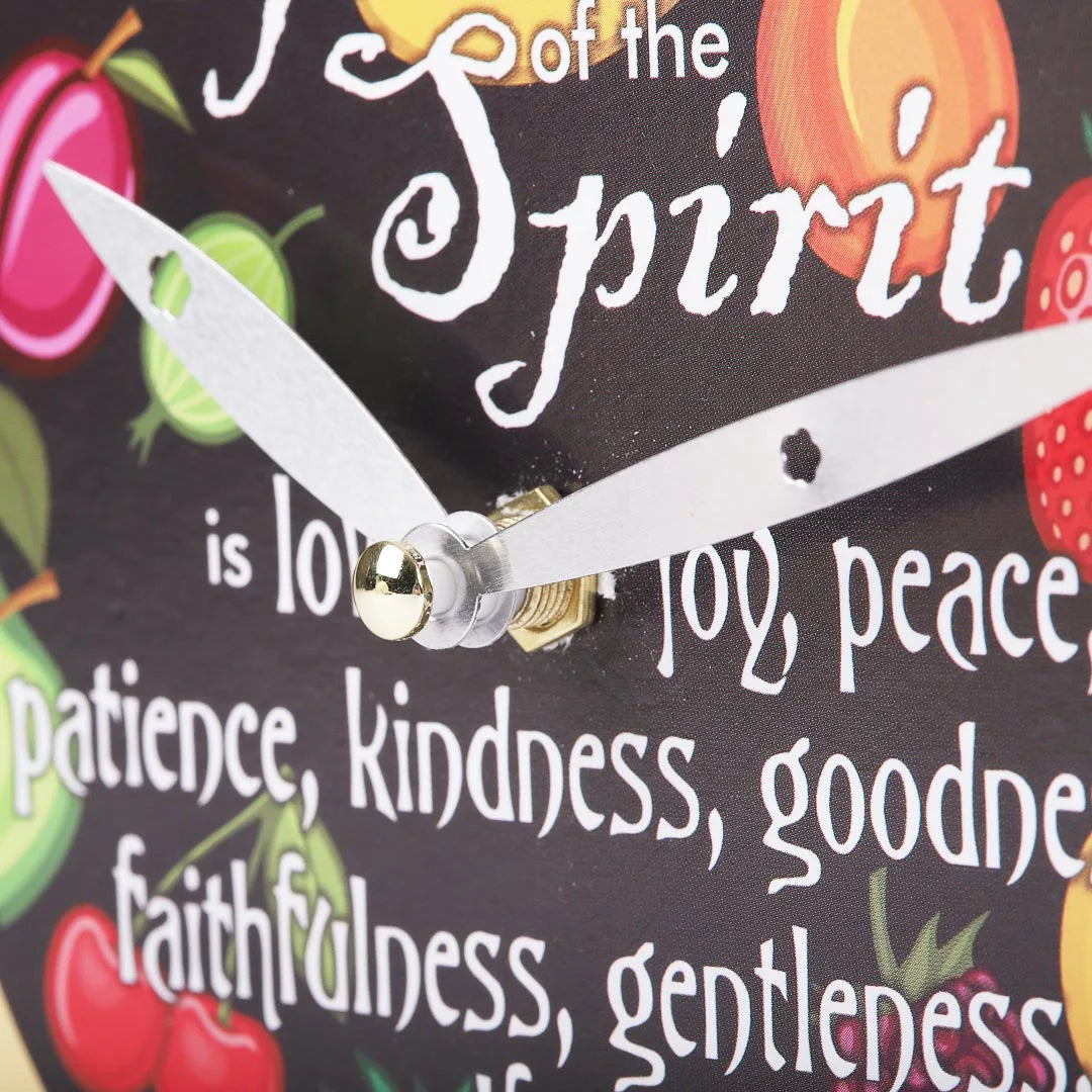 WALL CLOCK FRUIT OF THE SPIRIT 8 INCH