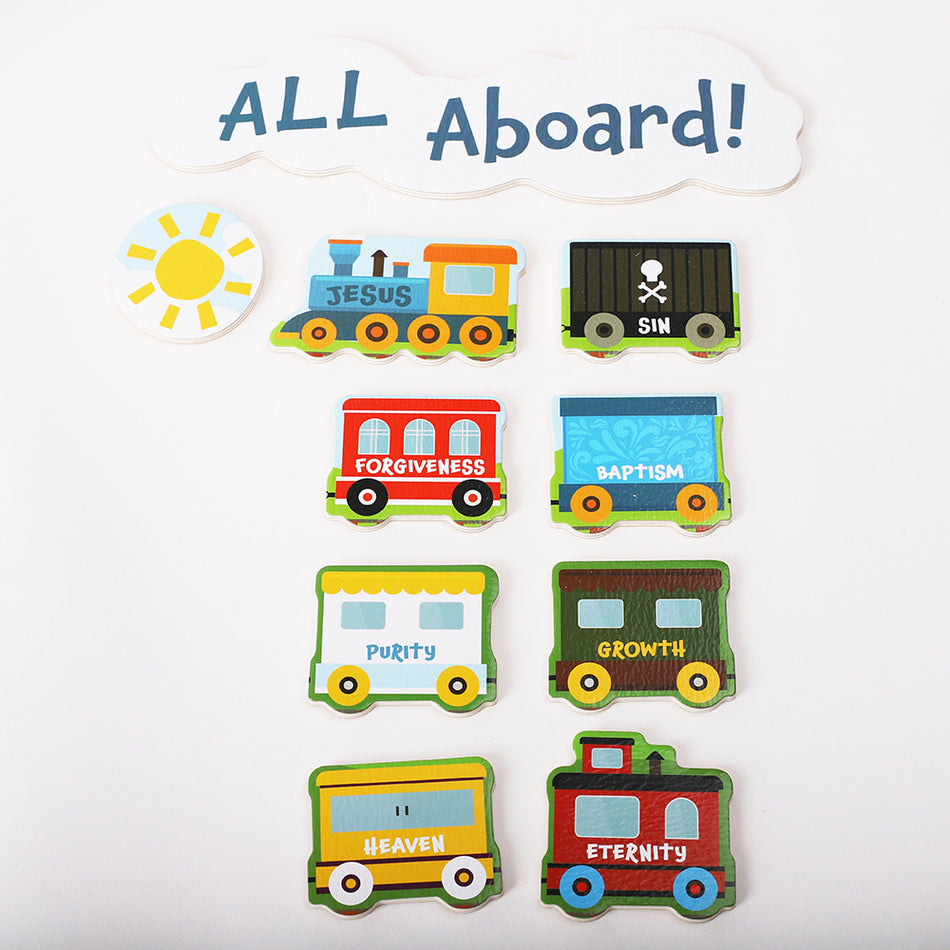 Wood Chunky Faith Puzzles | Christian Educational Puzzles for Children