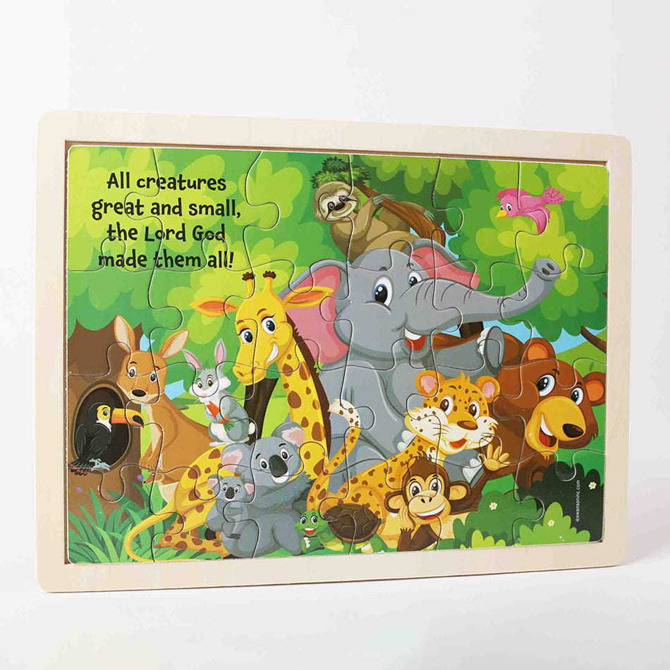 Wood Jigsaw Faith Puzzles | Christian Wooden Jigsaw Puzzles for Children