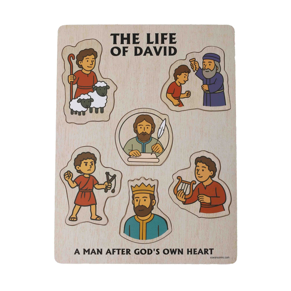 PUZZLE WOOD LIFE OF DAVID