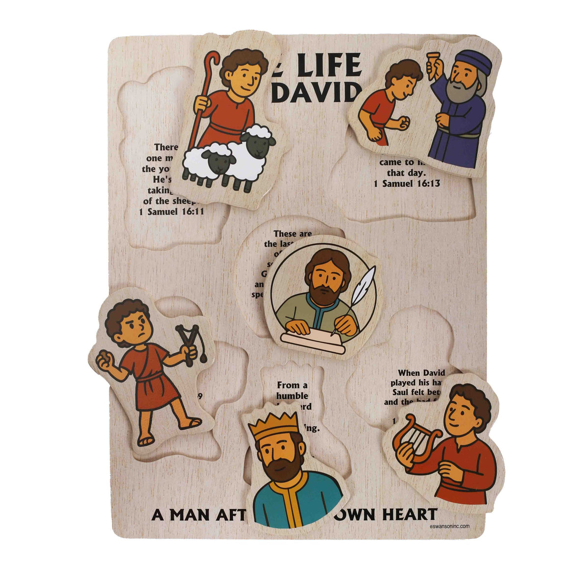 PUZZLE WOOD LIFE OF DAVID