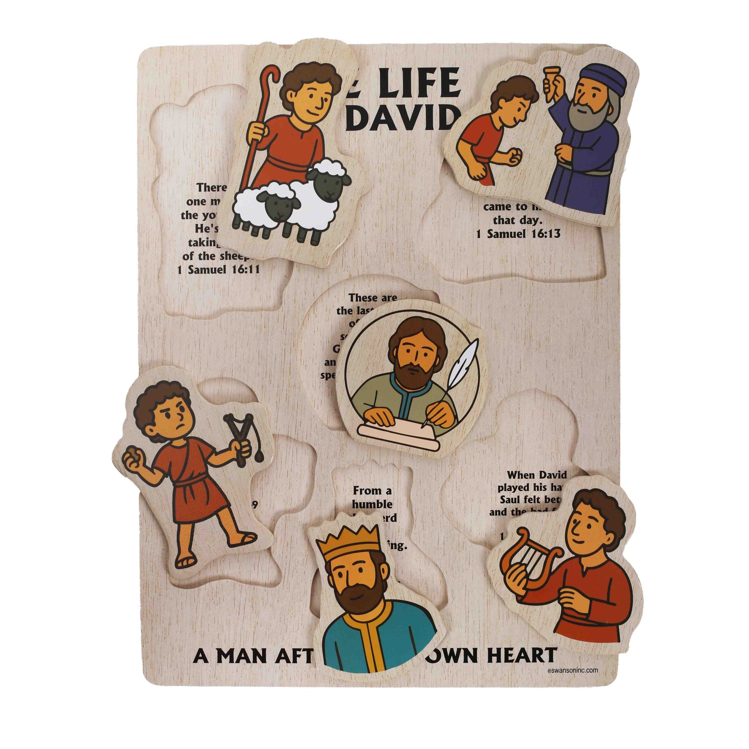 PUZZLE WOOD LIFE OF DAVID