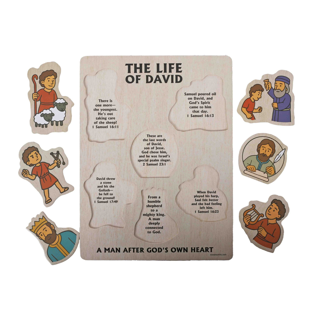 PUZZLE WOOD LIFE OF DAVID
