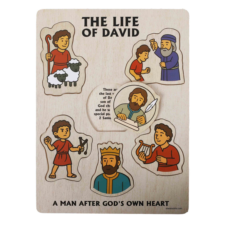 Wood Life of David Wooden Puzzle by Swanson Christian Products