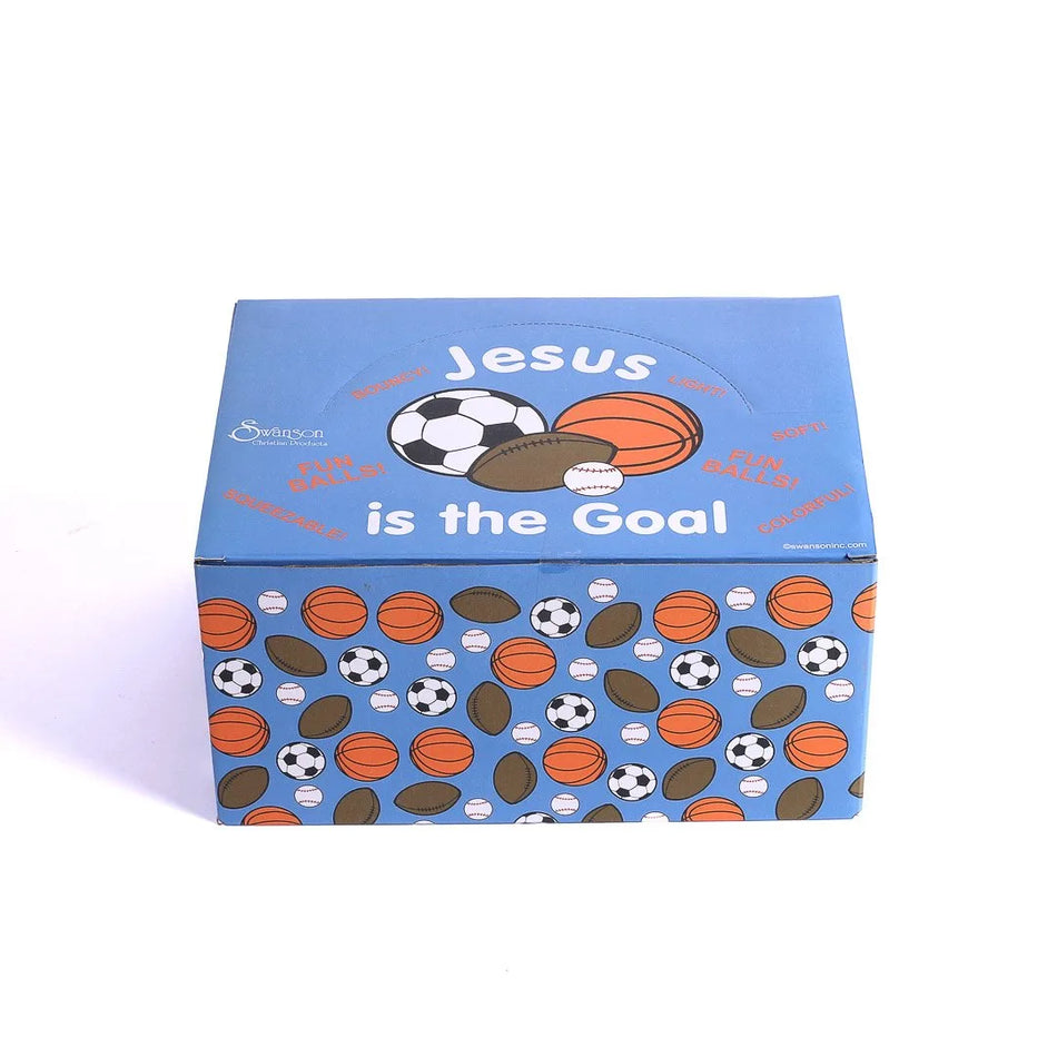Soft Play Ball Jesus Is The Goal – Pack of 24