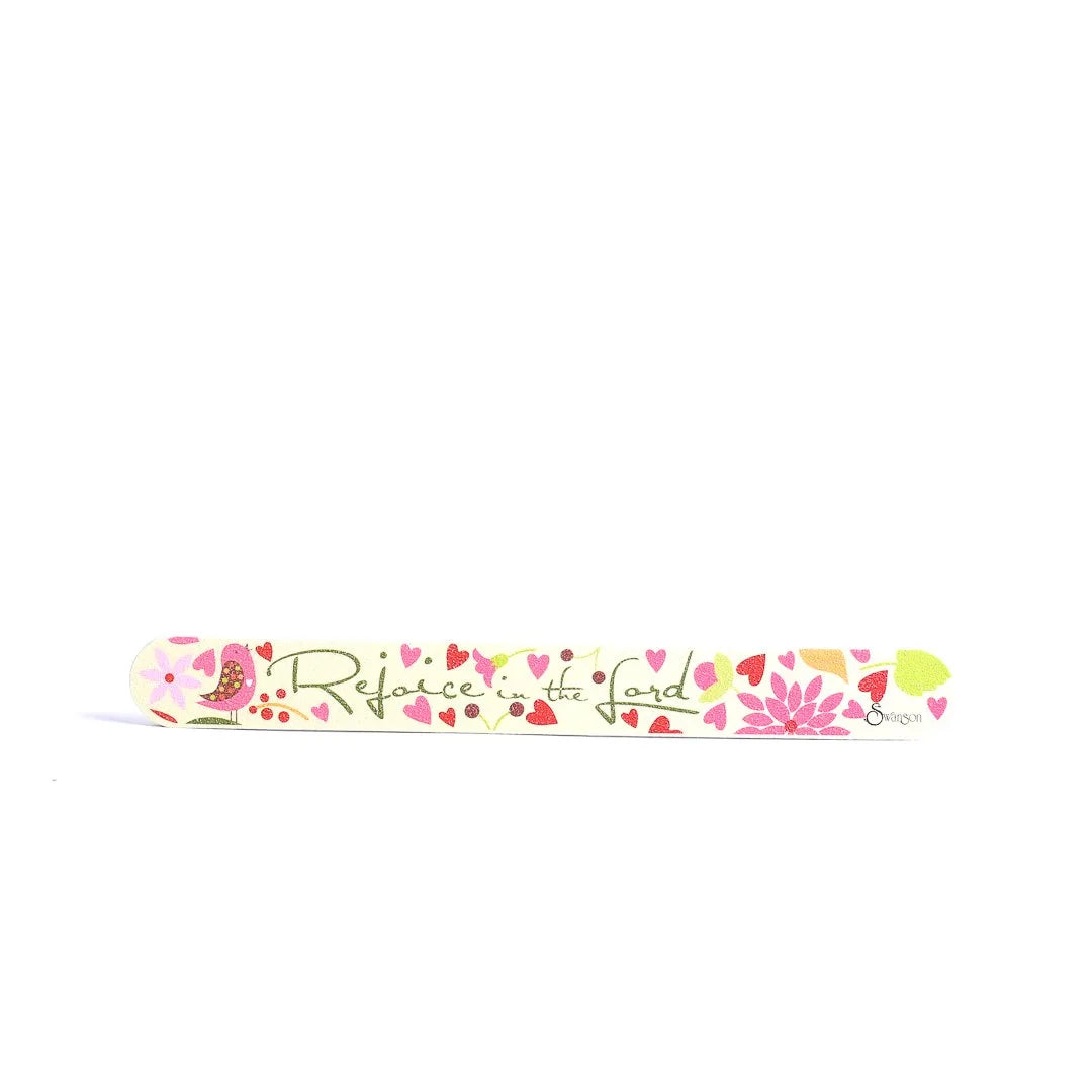 NAIL FILE REJOICE IN THE LORD PK72