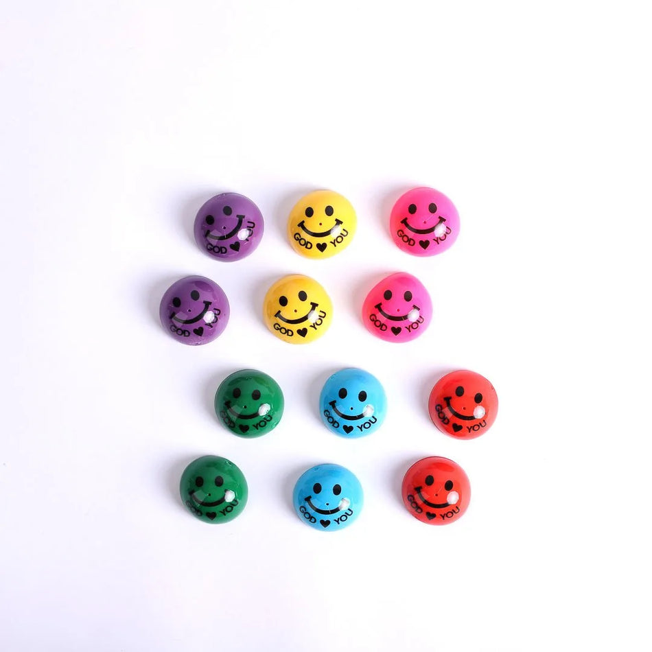 Smile Face Poppers 45Mm Pk12