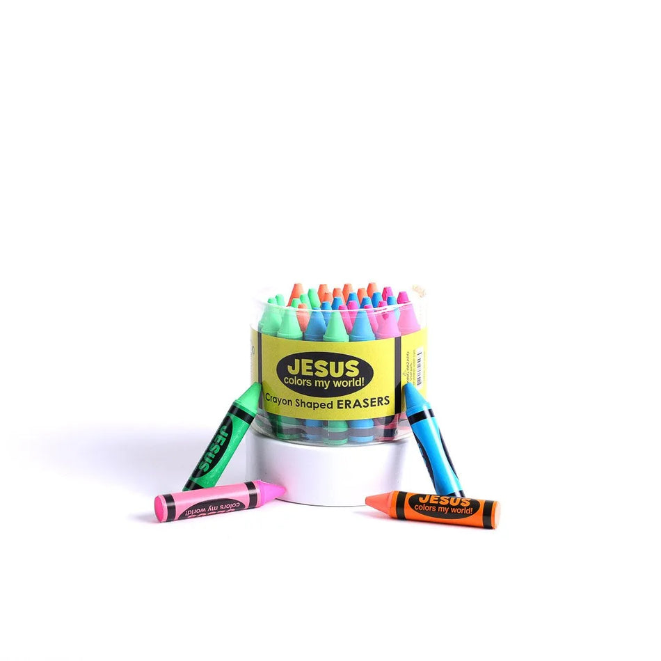 Eraser Jesus Colors My World Pk36