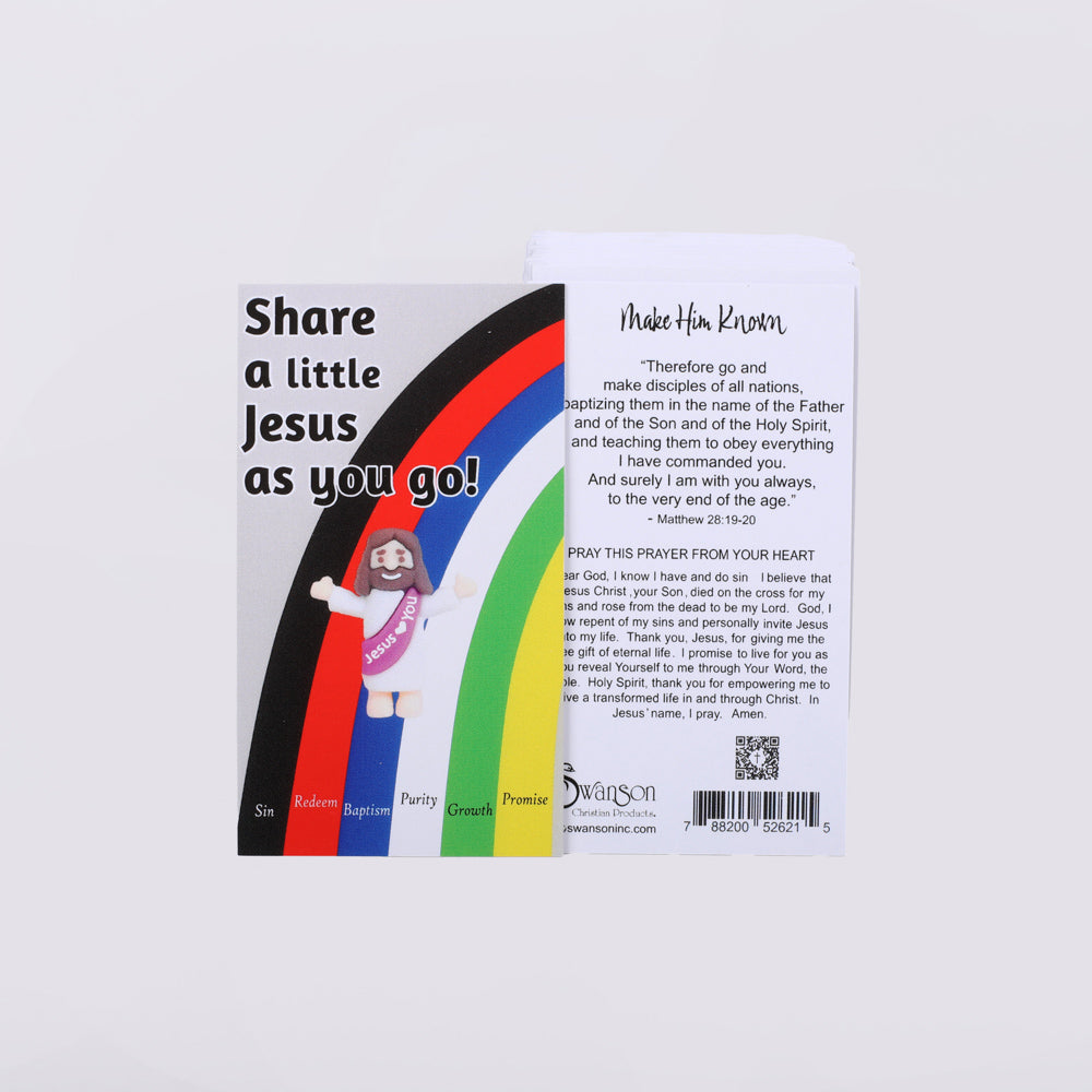 Pocket Card Share Jesus PK50 by Swanson Christian Products