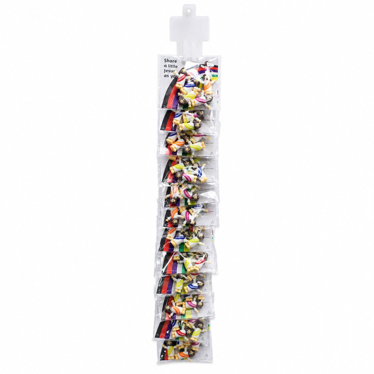 Little Jesus Figures - 12 Sets of 5 (60 Figurines) by Swanson Christian Products, product view 9