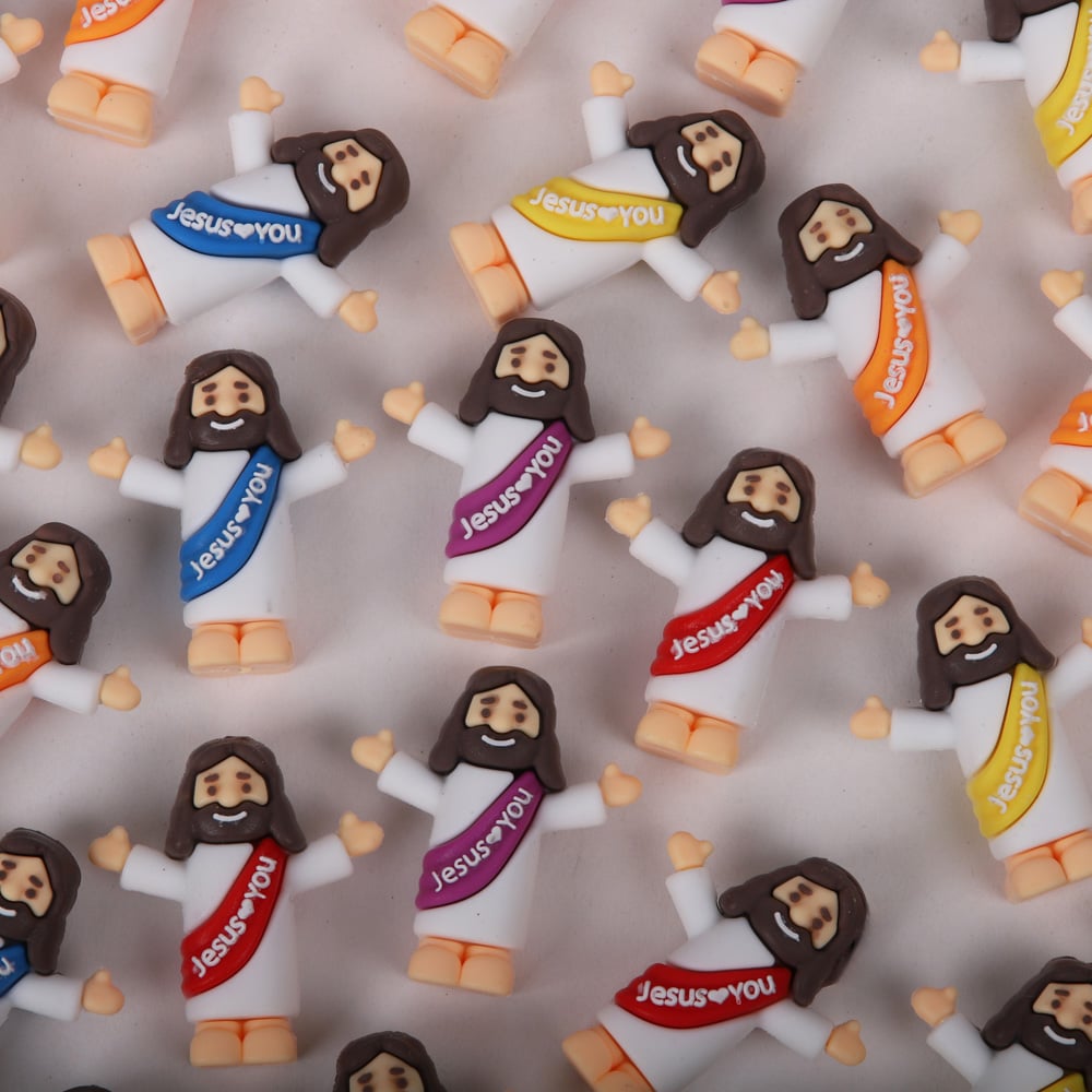 Little Jesus Figures - Mini Pocket Jesus Figurines, Pack of 50 by Swanson Christian Products, product view 7