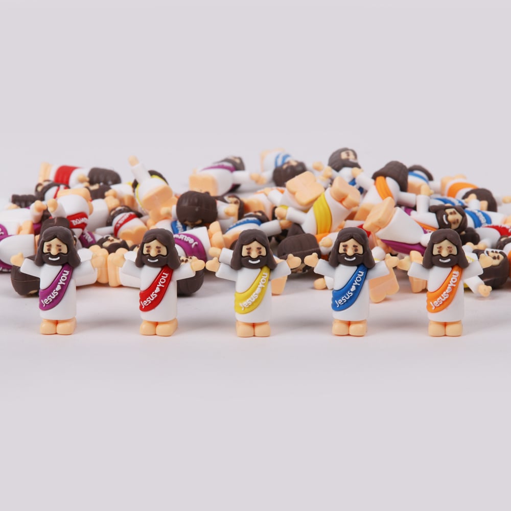Little Jesus Figures - Mini Pocket Jesus Figurines, Pack of 1,000 by Swanson Christian Products, product view 6