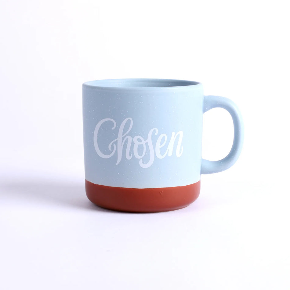 13 oz Mug – Chosen – Light Blue