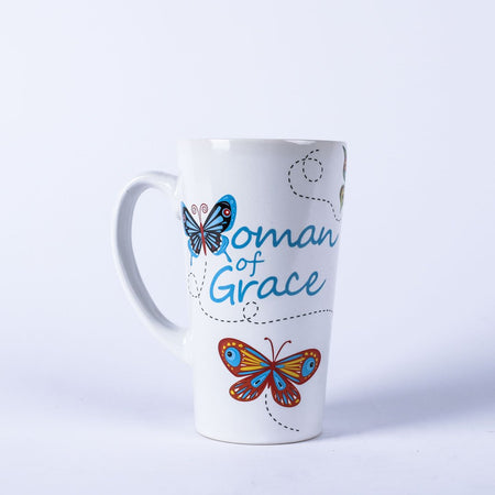 Latte Mug - Woman Of Grace - 16 oz by Swanson Christian Products