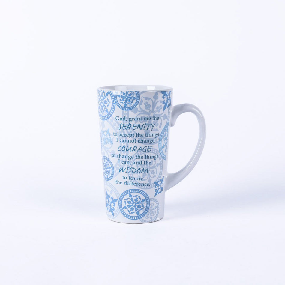 Mug Latte Serenity Courage Wisdom 16Oz by Swanson Christian Products
