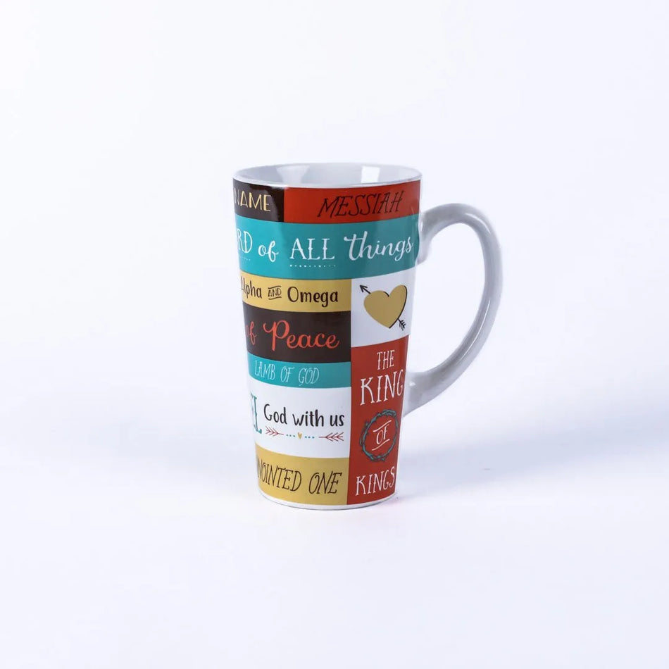 Latte Mug – Names Of Jesus – 16 oz