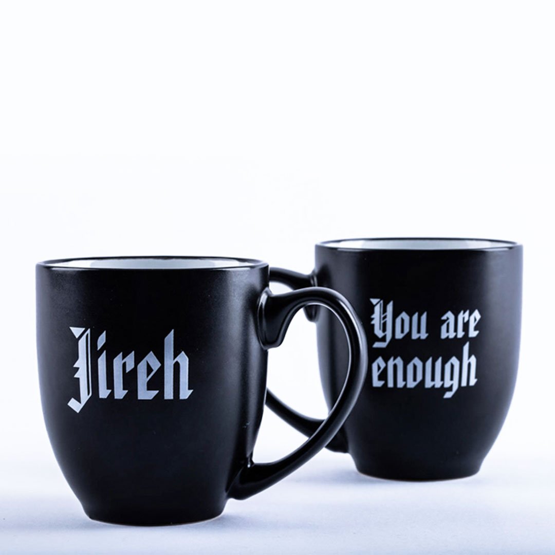 Mug - Jireh 2-Tone - Black - 16 oz by Swanson Christian Products