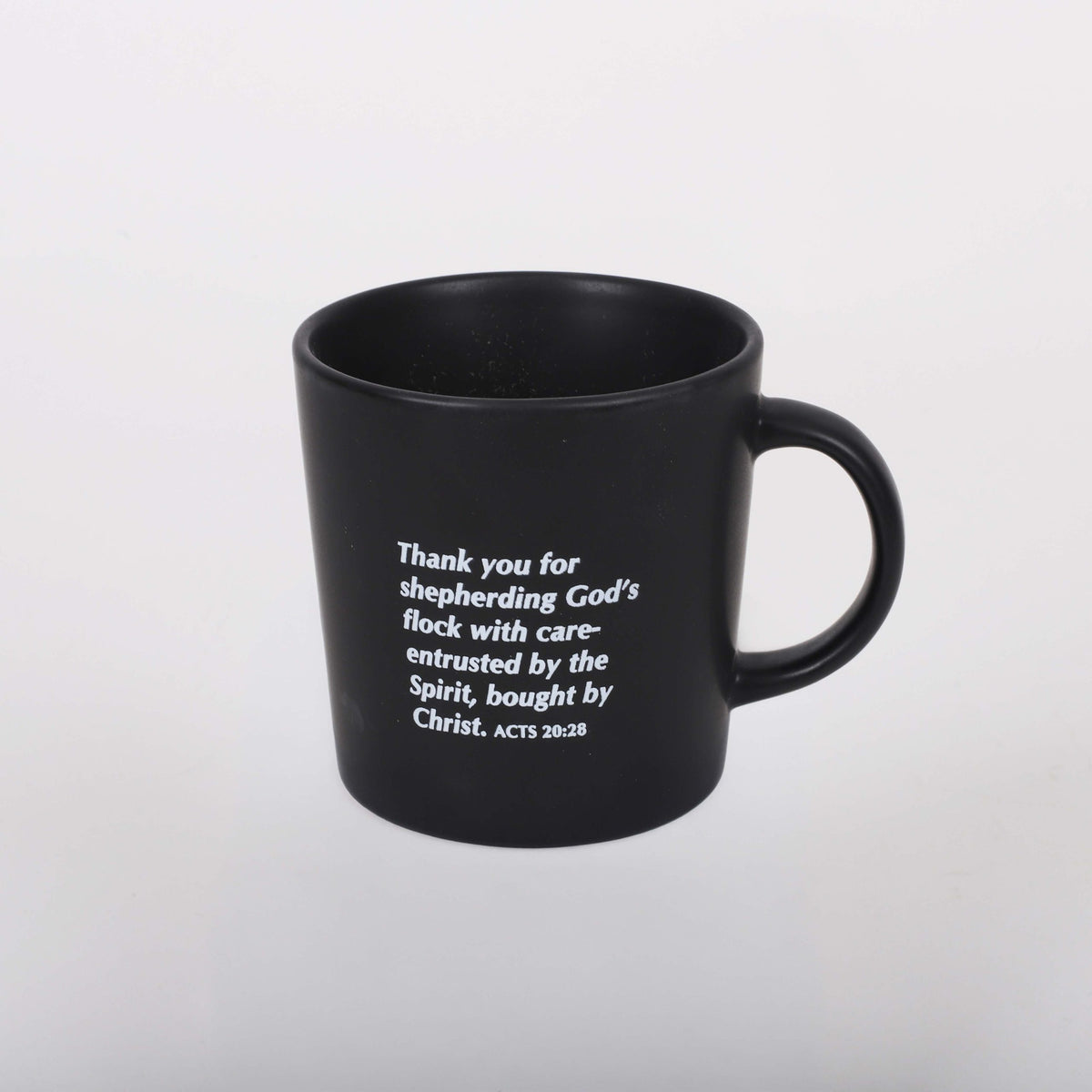 MUG PASTOR SERVING BLACK 12 OZ