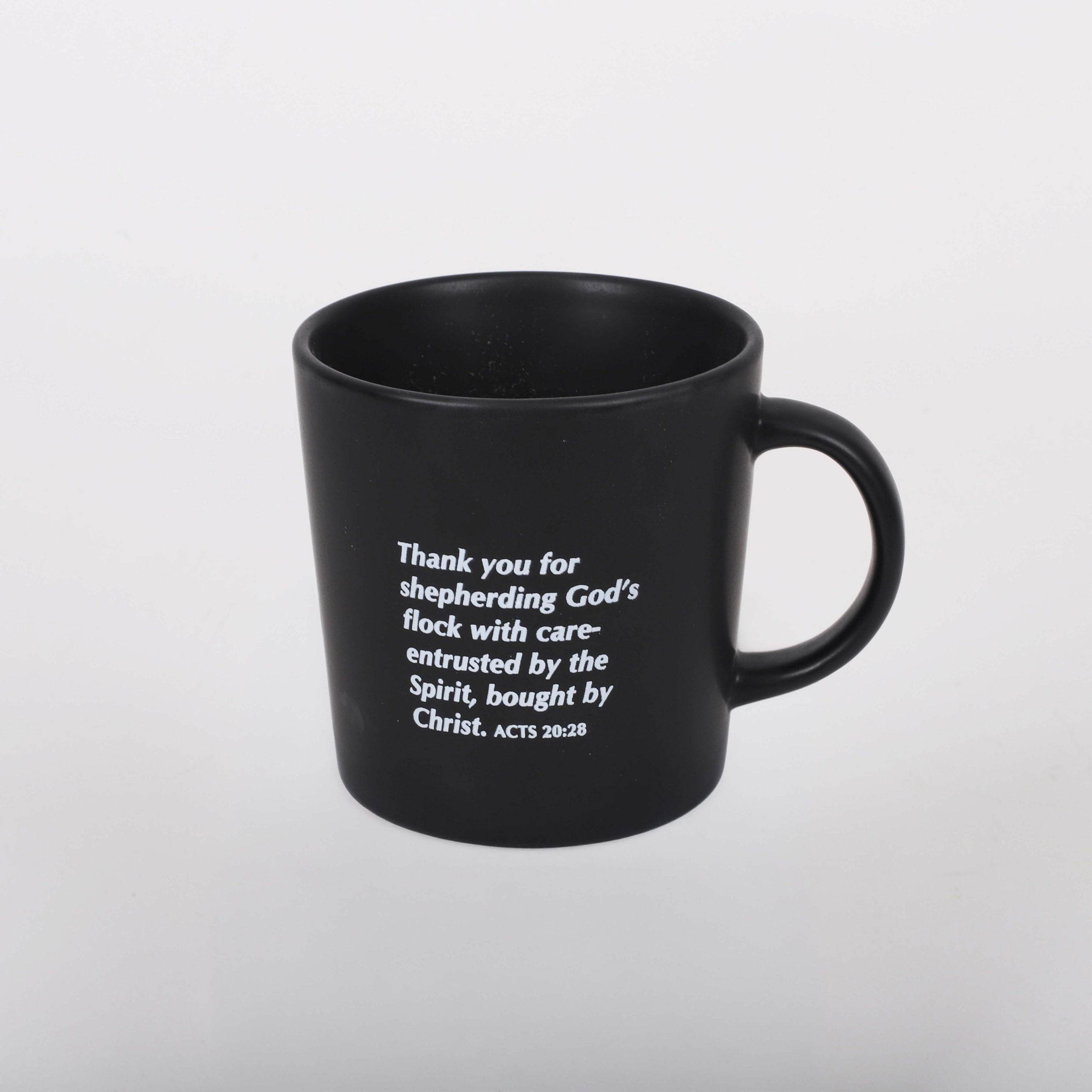 MUG PASTOR SERVING BLACK 12 OZ