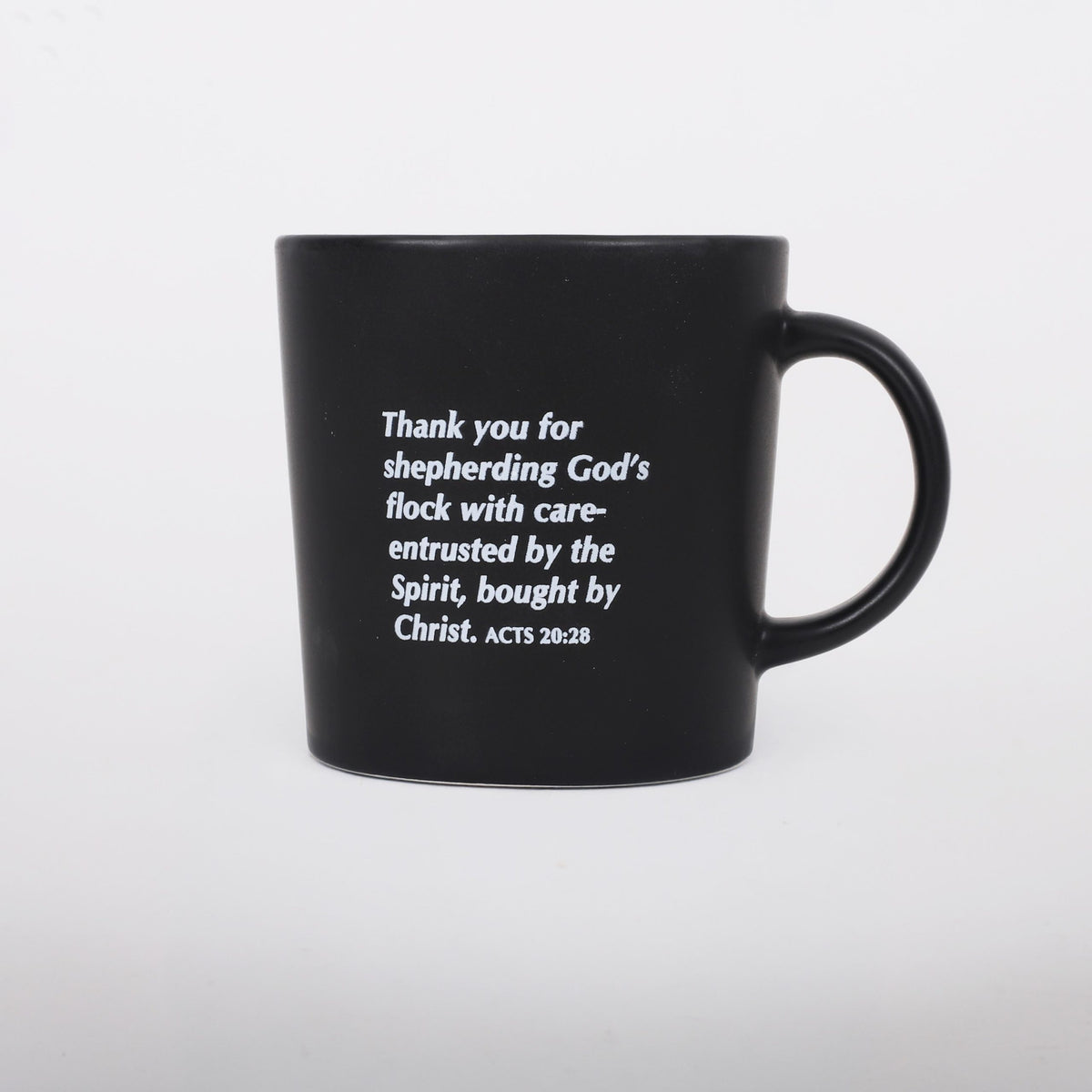 MUG PASTOR SERVING BLACK 12 OZ