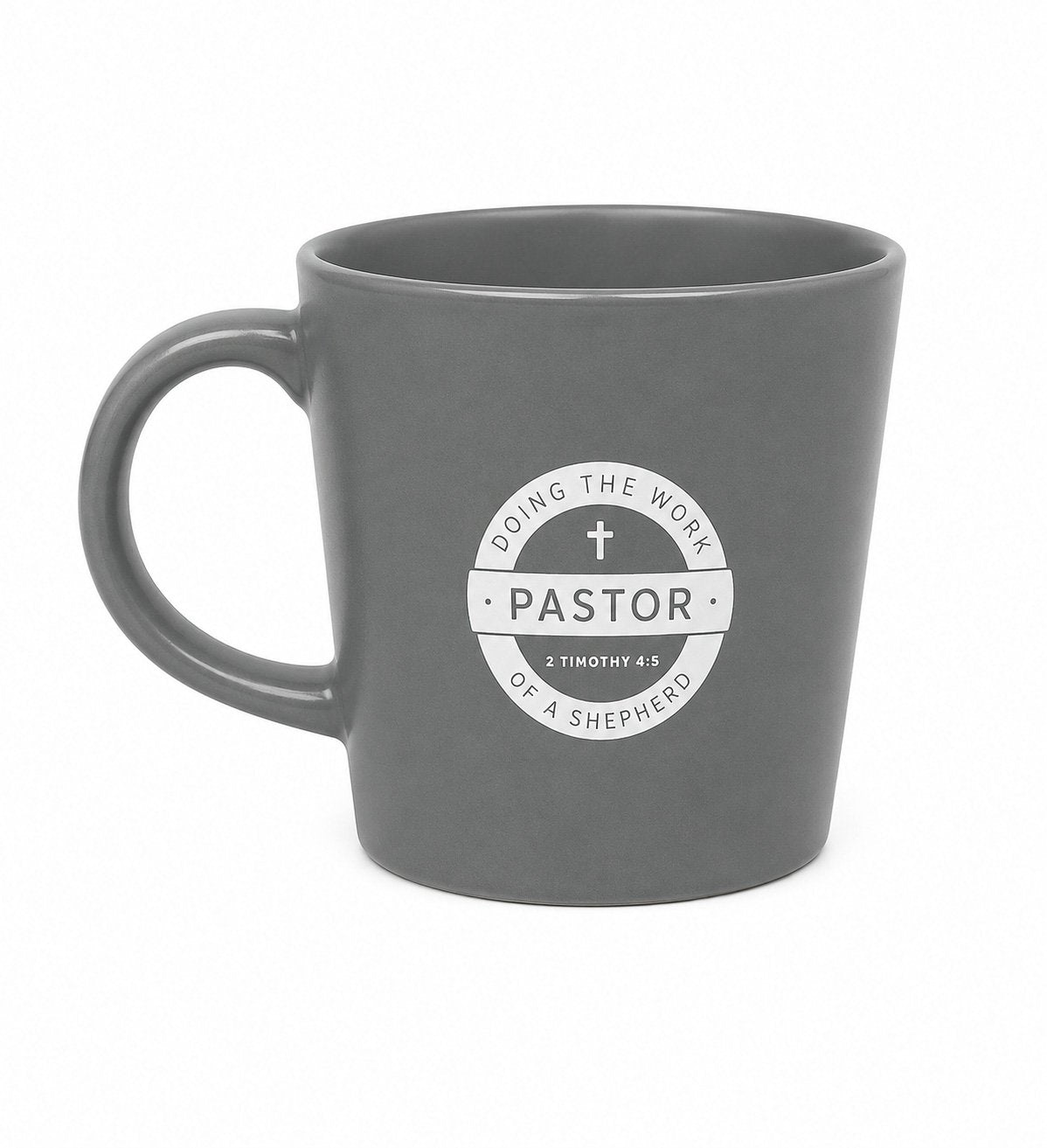 MUG PASTOR DOING GREY 12 OZ