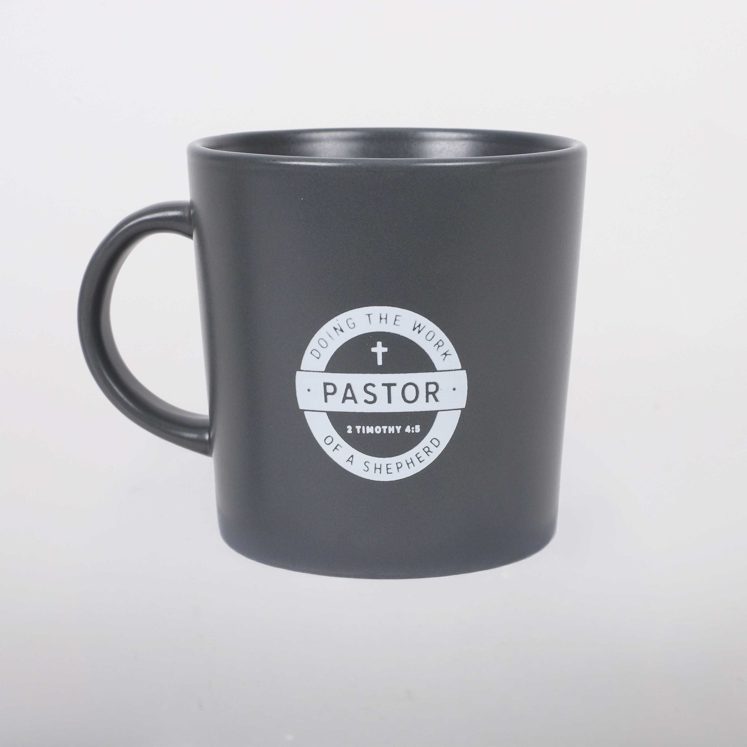 MUG PASTOR DOING GREY 12 OZ