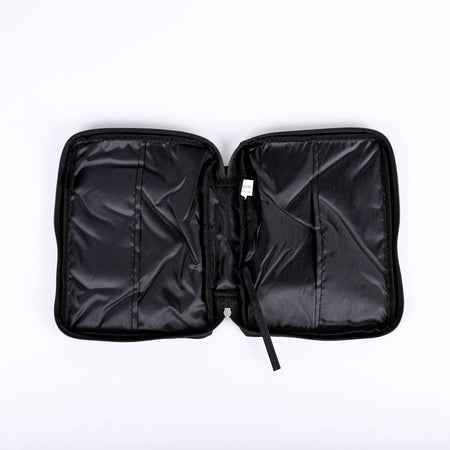 BIBLE COVER CANVAS BLACK PLAIN M
