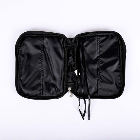 BIBLE COVER CANVAS BLACK PLAIN L