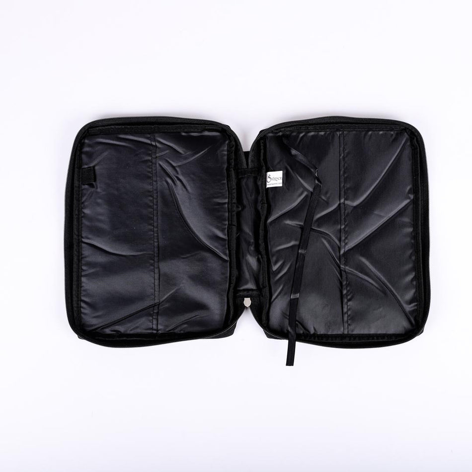 BIBLE COVER CANVAS BLACK PLAIN XL