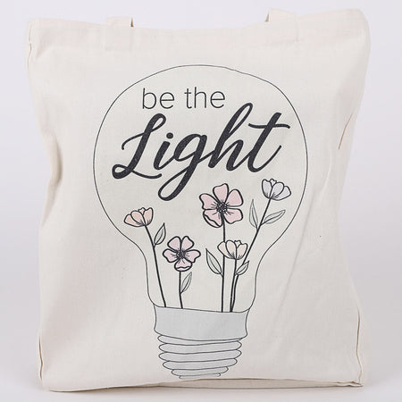 TOTE COTTON BE THE LIGHT