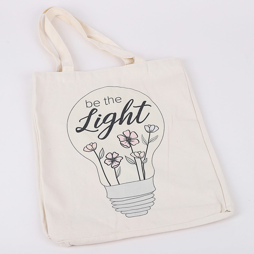 TOTE COTTON BE THE LIGHT