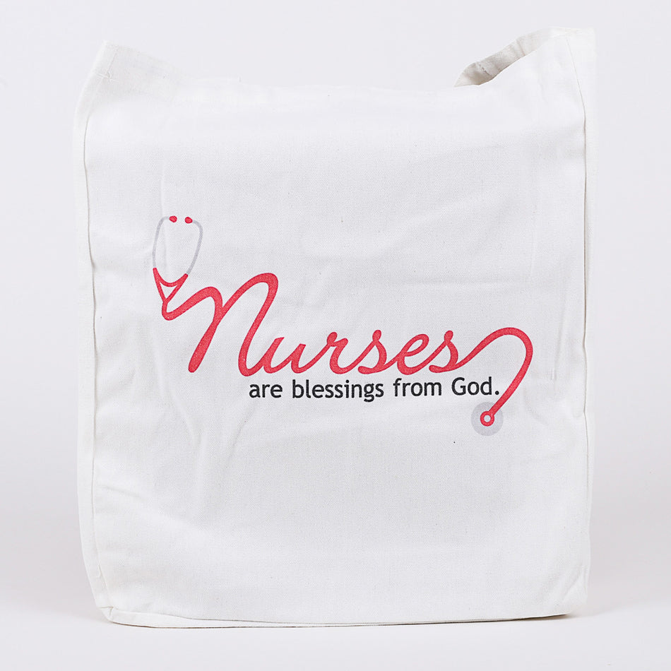 Classic Cotton Tote – Nurses are Blessings