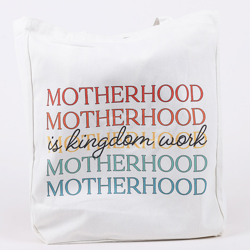 Classic Cotton Tote – Motherhood is Kingdom Work