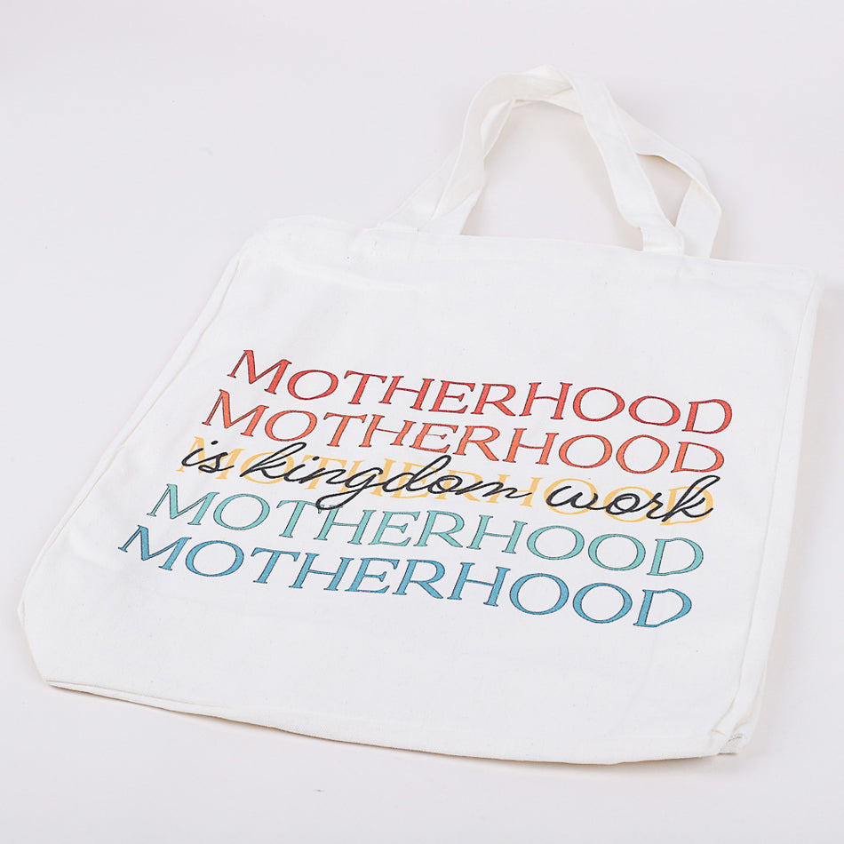 Classic Cotton Tote – Motherhood is Kingdom Work