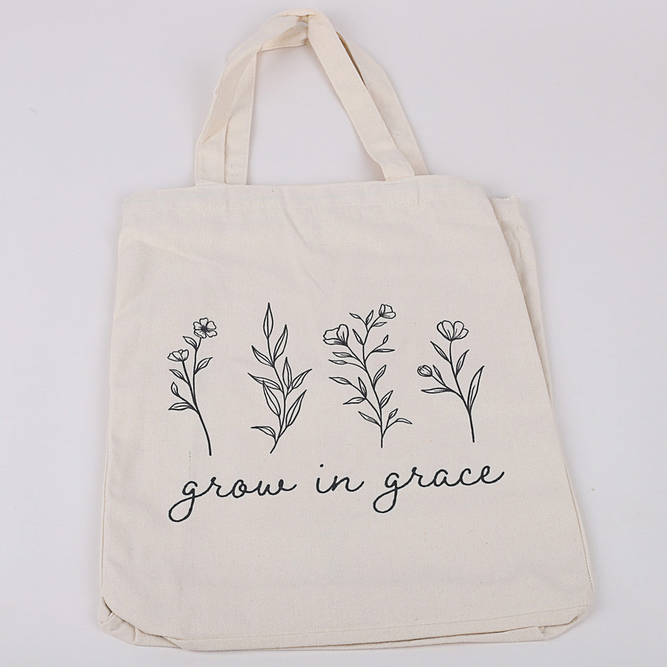 Classic Cotton Tote – Grow in Grace