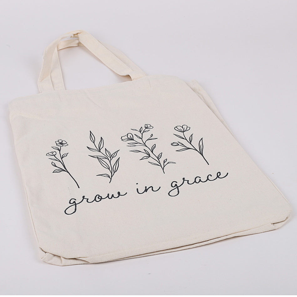 Classic Cotton Tote – Grow in Grace