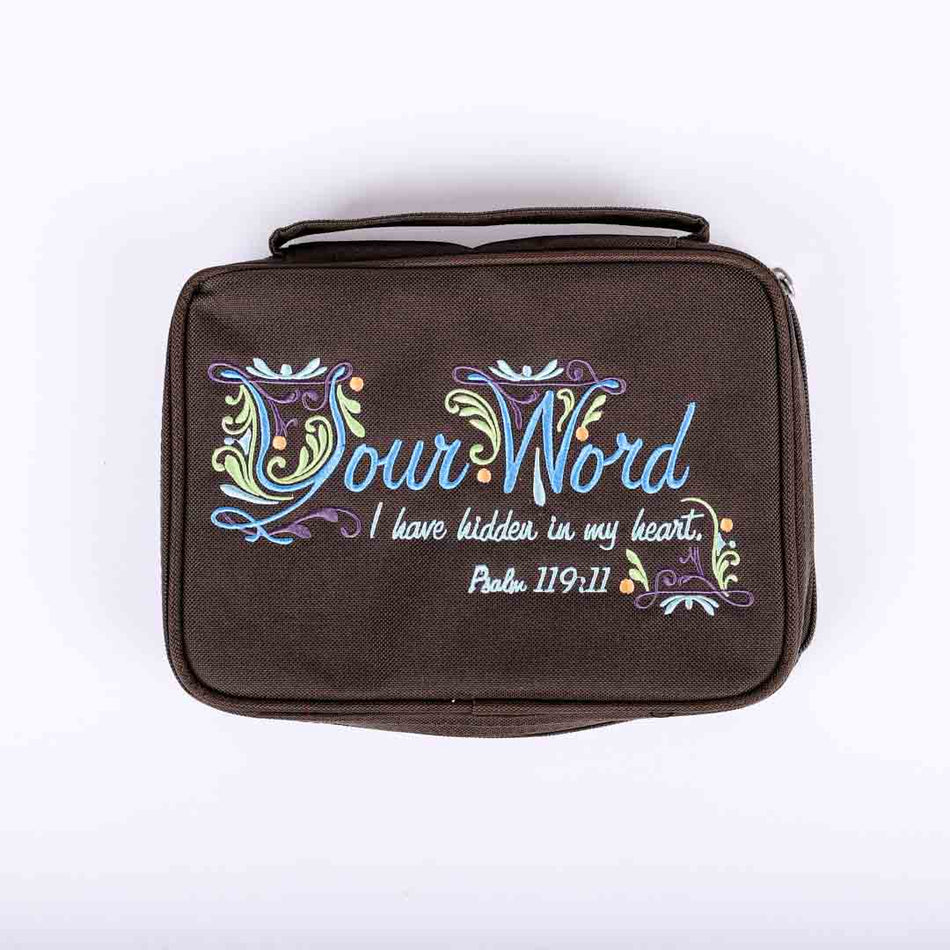 Bible Cover Canvas Your Word M
