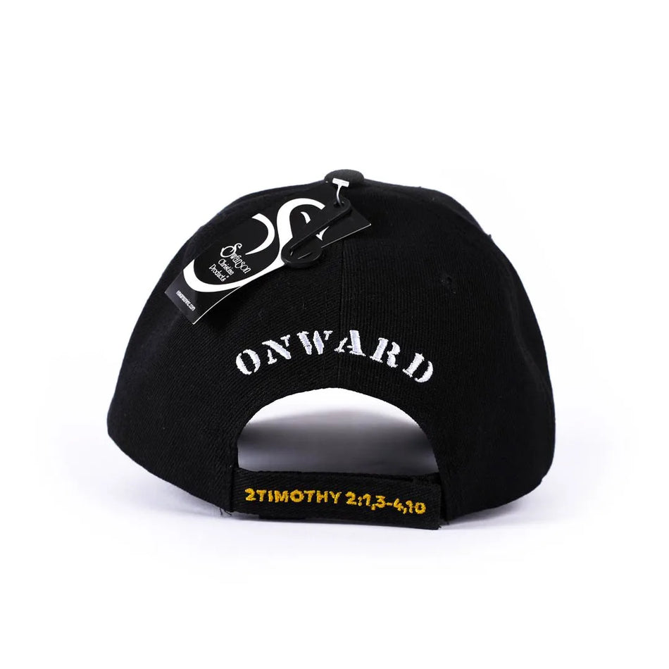 Cap Onward Christian Soldier Dog Tag Black