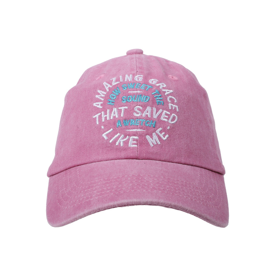 Cap Amazing Grace Prewashed Pink