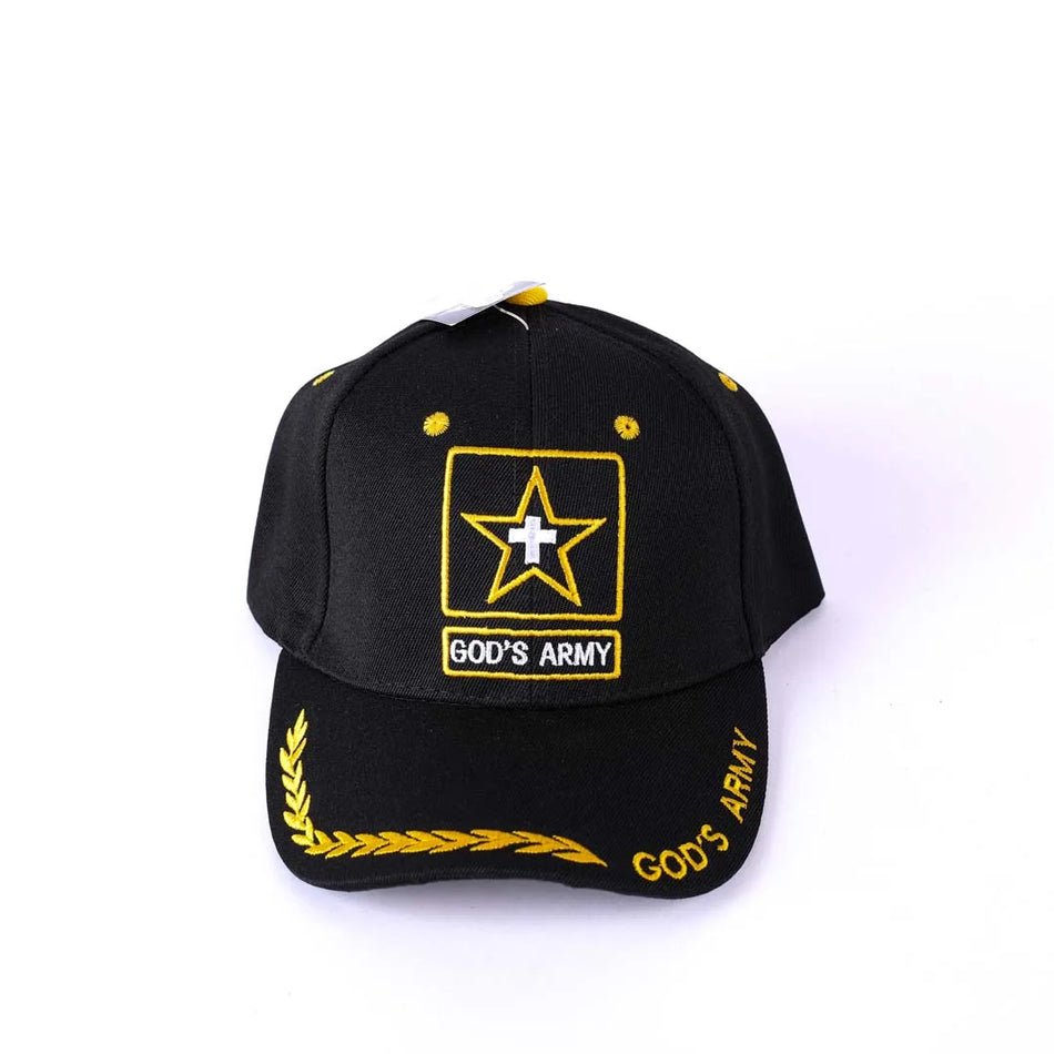 God’s Army Cap | Embroidered Christian Faith Hat | Adjustable Fit