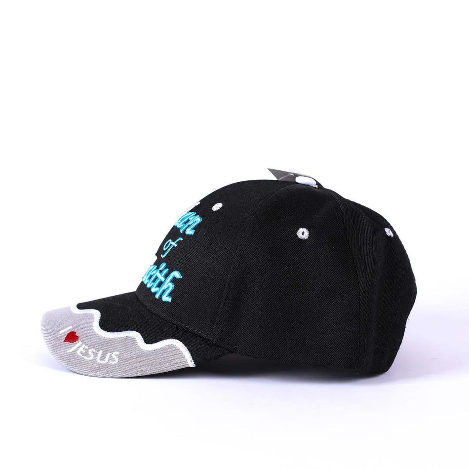 Cap Man Of Faith Black