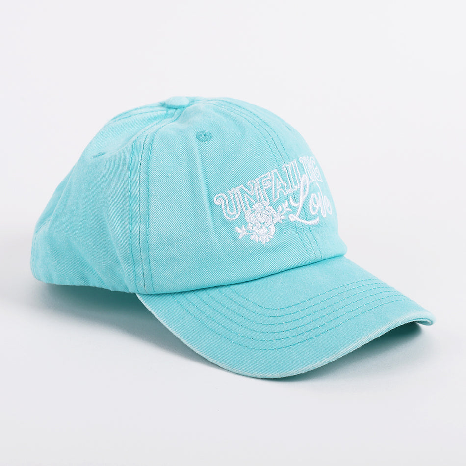 Cap Unfailing Love Prewashed Teal