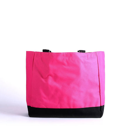 TOTE CANVAS NURSES ARE BLESSINGS MAGENTA